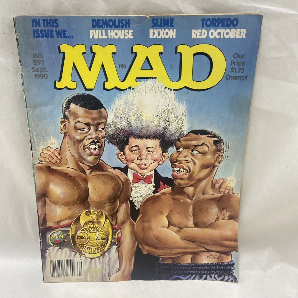 Mad Magazine September 1990 No. 297  Satire & More Humor